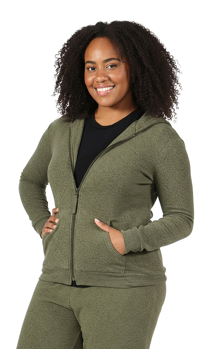 The Comfort Collection Plus Size Zip - La Cera