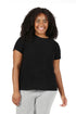 The Comfort Collection Cap Sleeve Plus Size Tee - La Cera