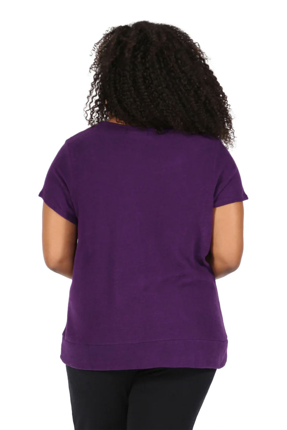 The Comfort Collection Cap Sleeve Plus Size Tee - La Cera