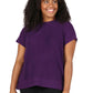 The Comfort Collection Cap Sleeve Plus Size Tee - La Cera