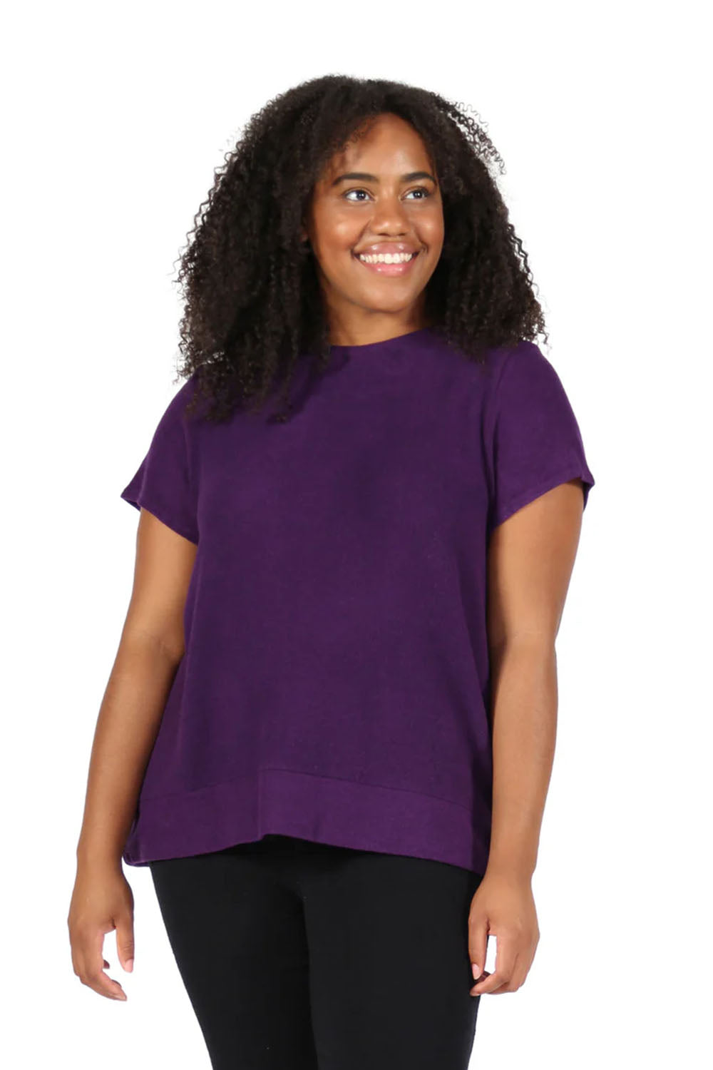 The Comfort Collection Cap Sleeve Plus Size Tee - La Cera
