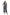 Navy and White Plus Size Sleeveless Set - La Cera