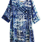 Tiered Batik Print Swing Top - La Cera