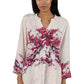 Printed Long Sleeve Rayon Pajamas - La Cera