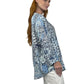 La Cera Patchwork Paisley Release Pleat Tunic