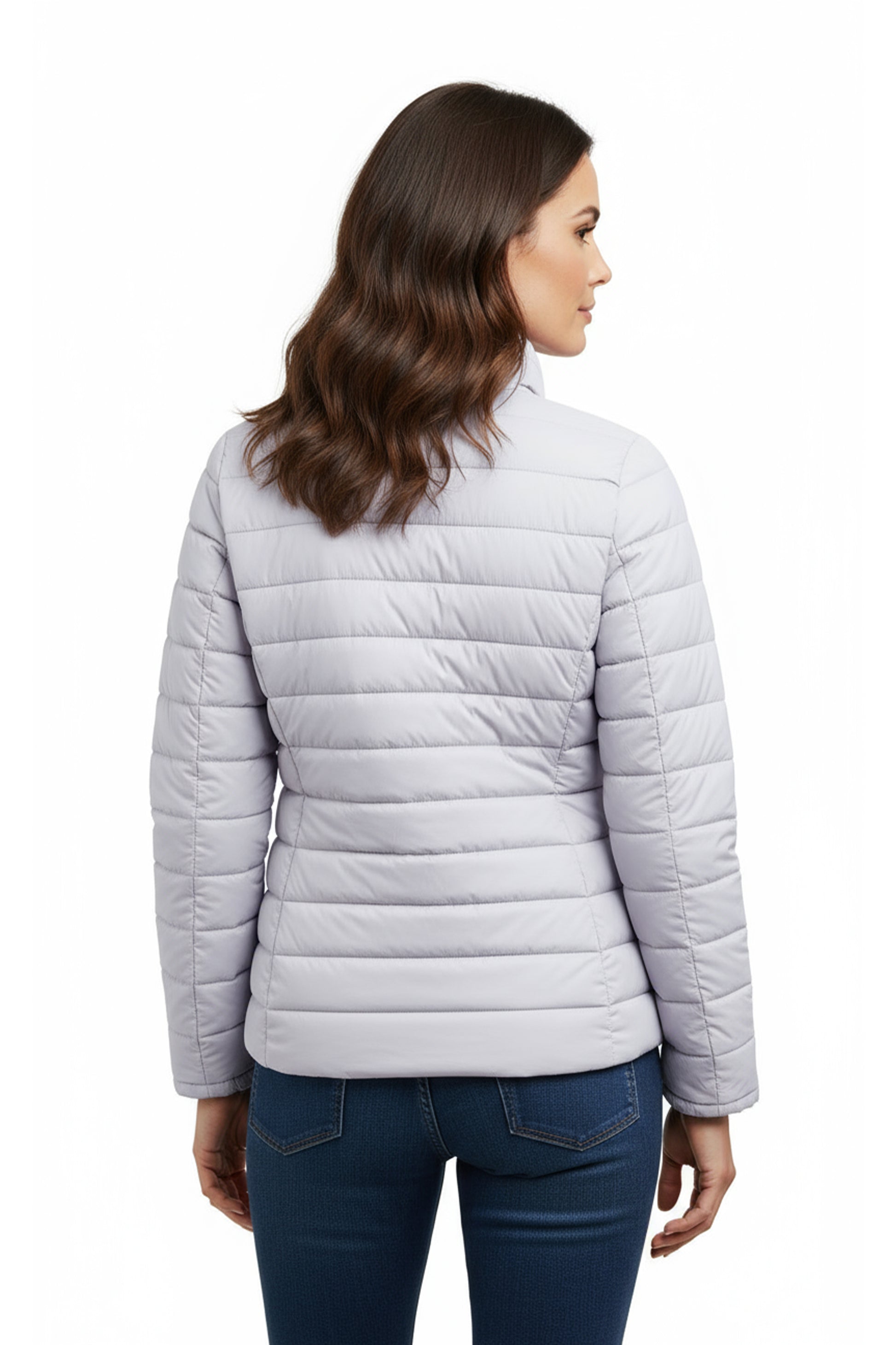 La Cera Quilted Nylon Puffer Jacket - La Cera