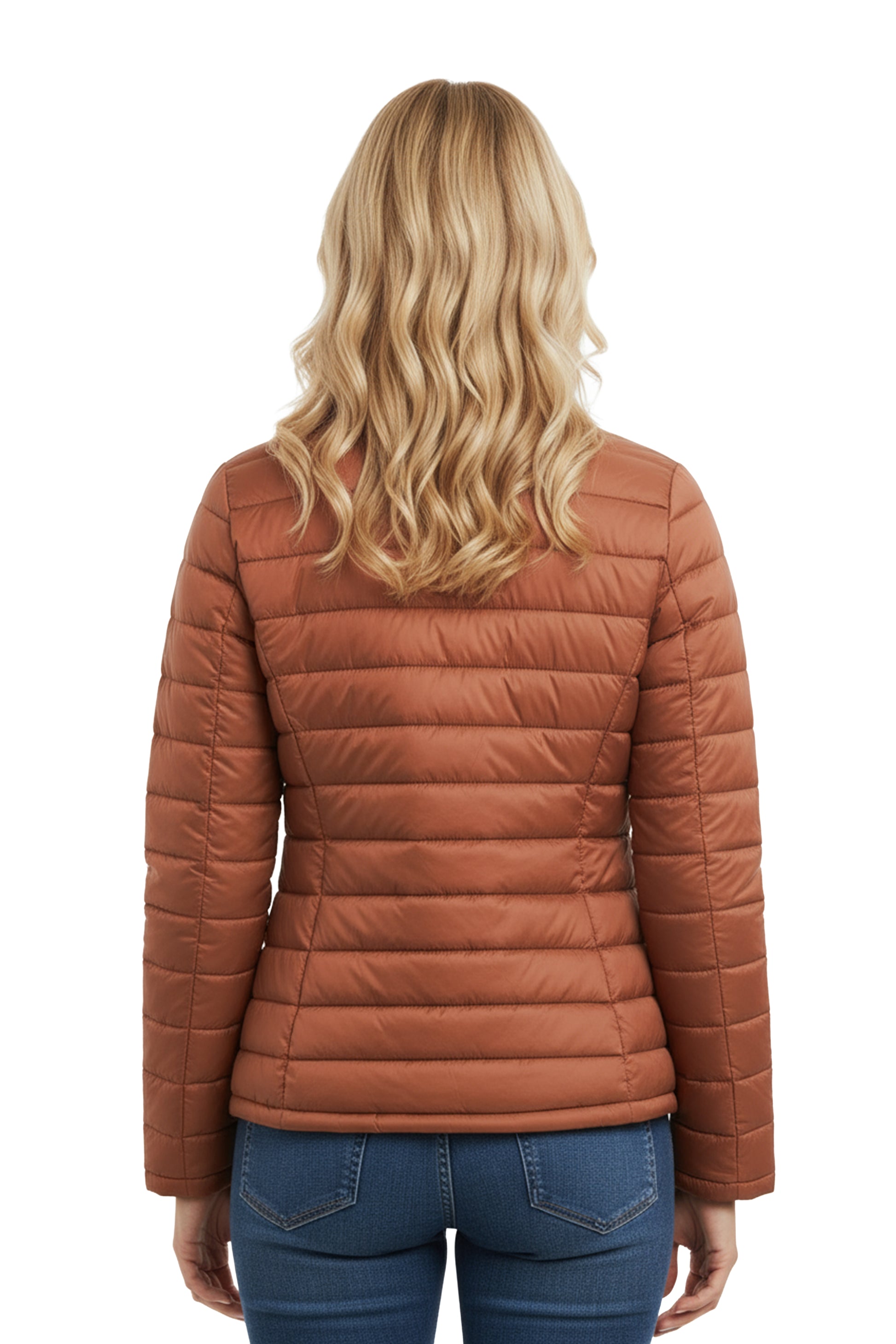 La Cera Quilted Nylon Puffer Jacket - La Cera