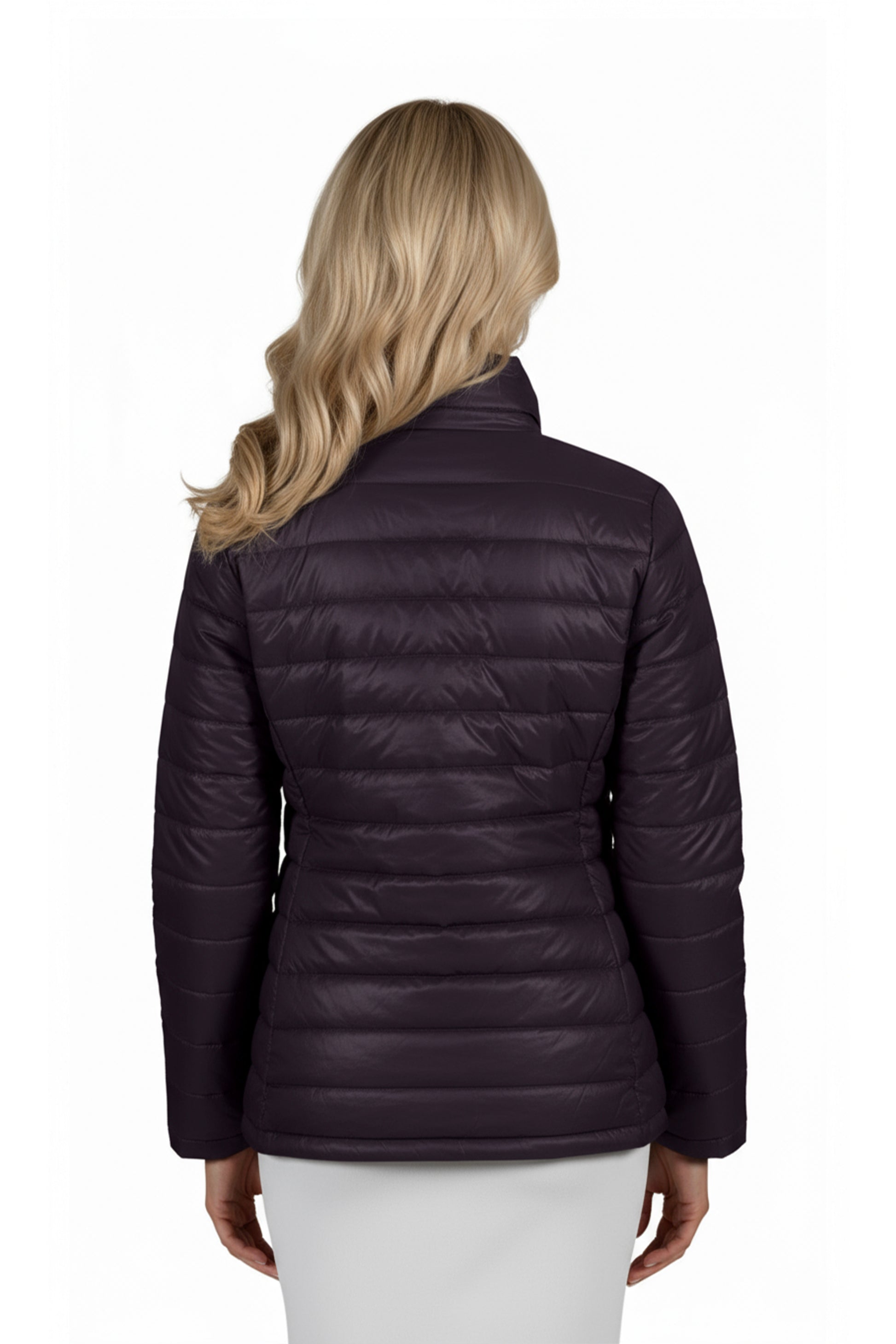 La Cera Quilted Nylon Puffer Jacket - La Cera