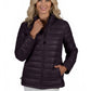 La Cera Quilted Nylon Puffer Jacket - La Cera