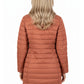 La Cera Lightweight Quilted Puffer Coat - La Cera
