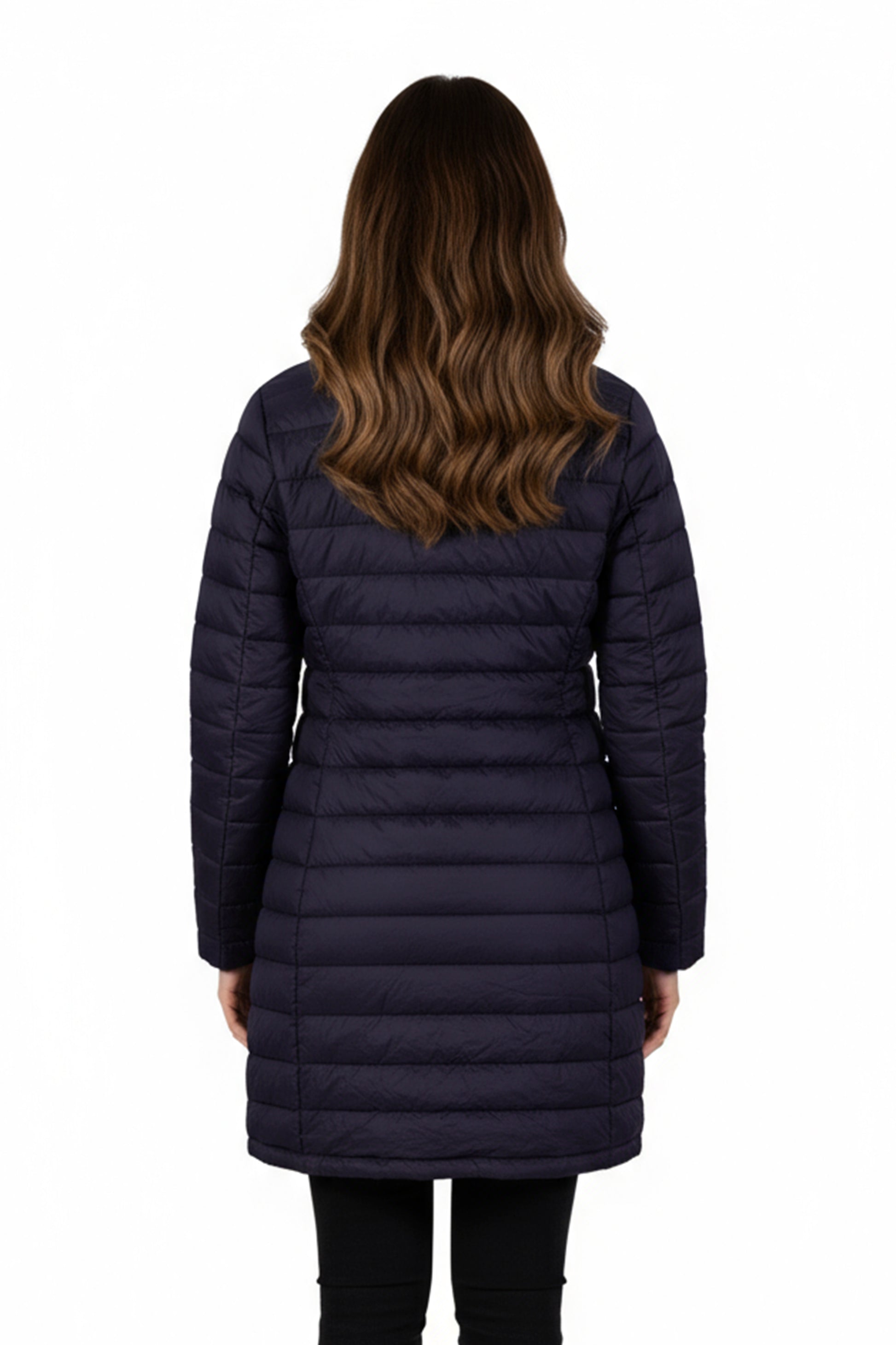 La Cera Lightweight Quilted Puffer Coat - La Cera