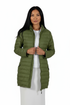 La Cera Lightweight Quilted Puffer Coat - La Cera