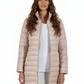 La Cera Lightweight Quilted Puffer Coat - La Cera
