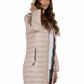 La Cera Lightweight Quilted Puffer Coat - La Cera