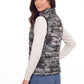 La Cera Camo Printed Vest