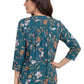 La Cera Pleat Front Tunic