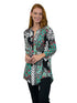 La Cera Pleat Front Tunic - La Cera