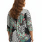 La Cera Plus Size Pleat Front Top
