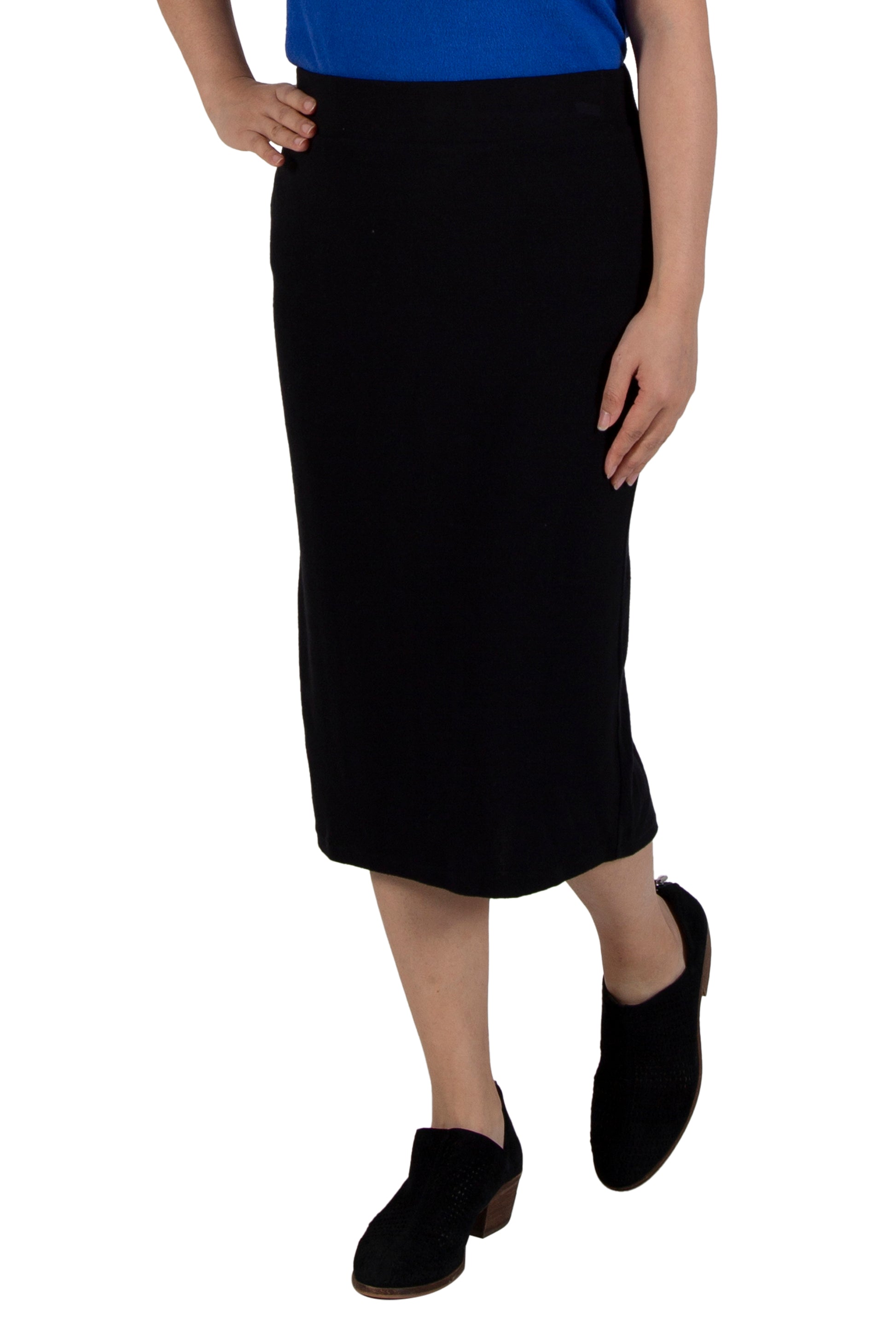 Comfort Luxe Collection Cozy Knit Pencil Skirt - La Cera