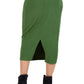 Comfort Luxe Collection Cozy Knit Pencil Skirt - La Cera