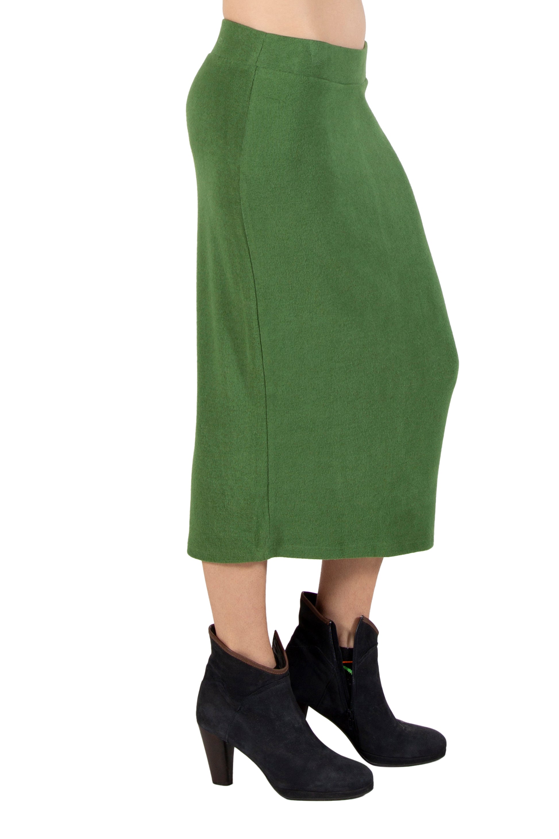 Comfort Luxe Collection Cozy Knit Pencil Skirt - La Cera