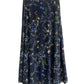 La Cera Plus Size A line Printed Jersey Skirt - La Cera