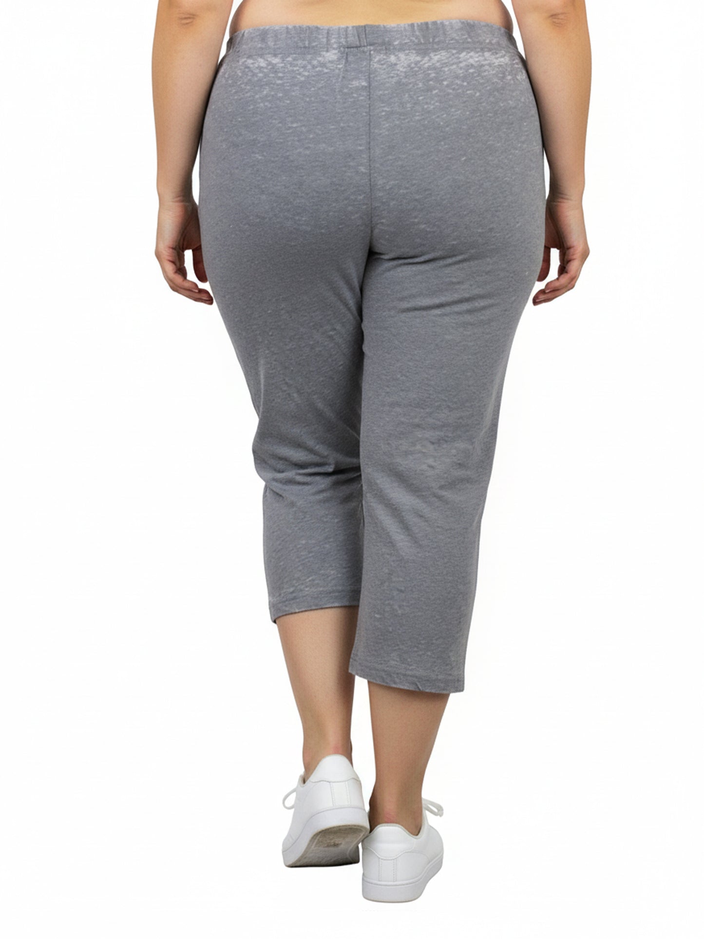 Soft & Supple Knit Cropped Pant - Plus Size