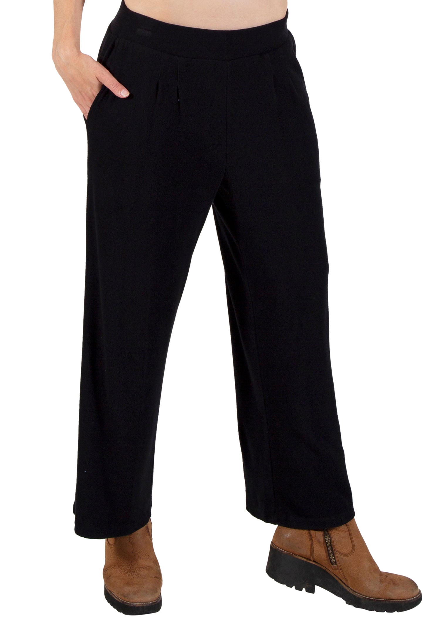Comfort Luxe Collection Cozy Knit Palazzo Pants