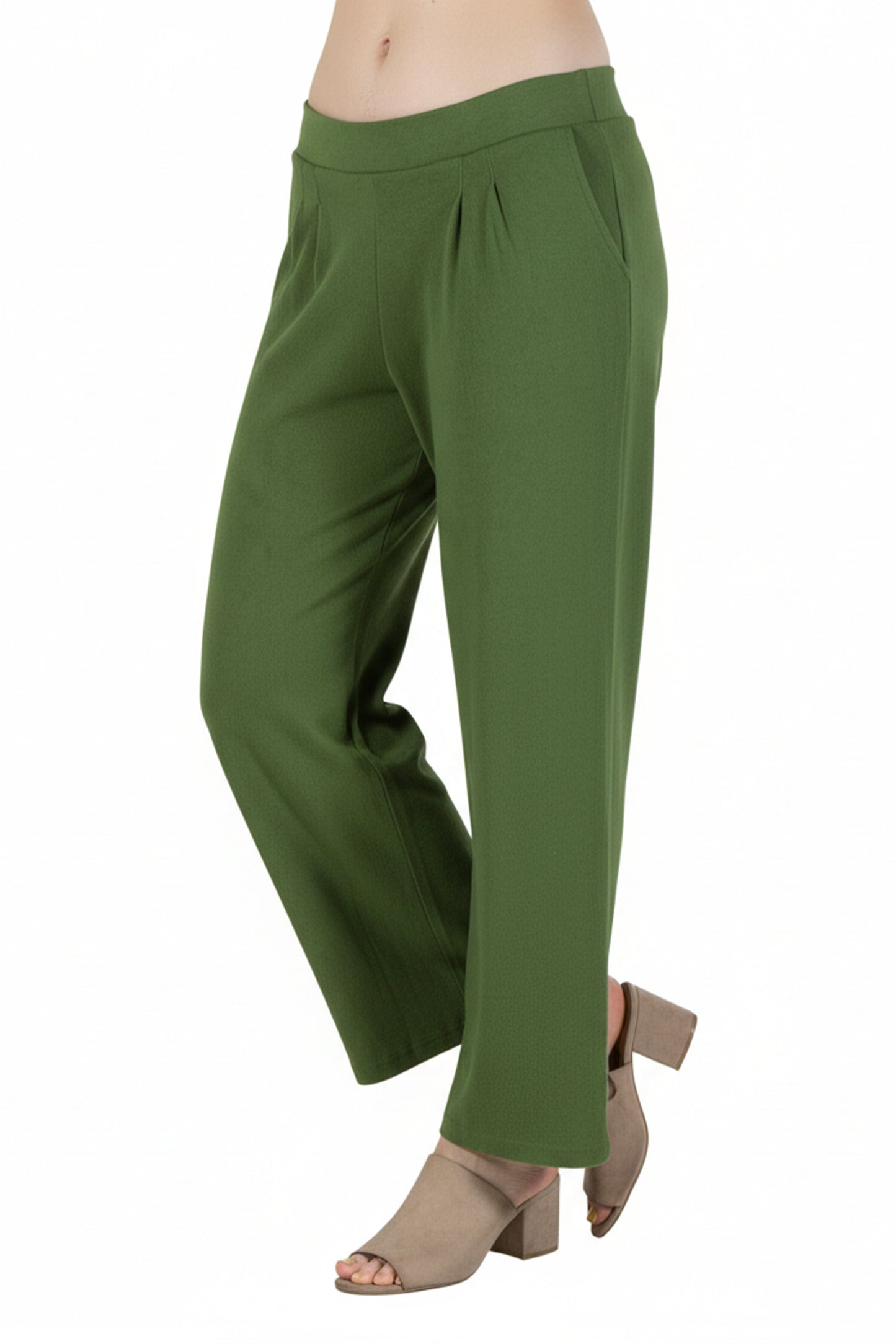 Comfort Luxe Collection Cozy Knit Palazzo Pants