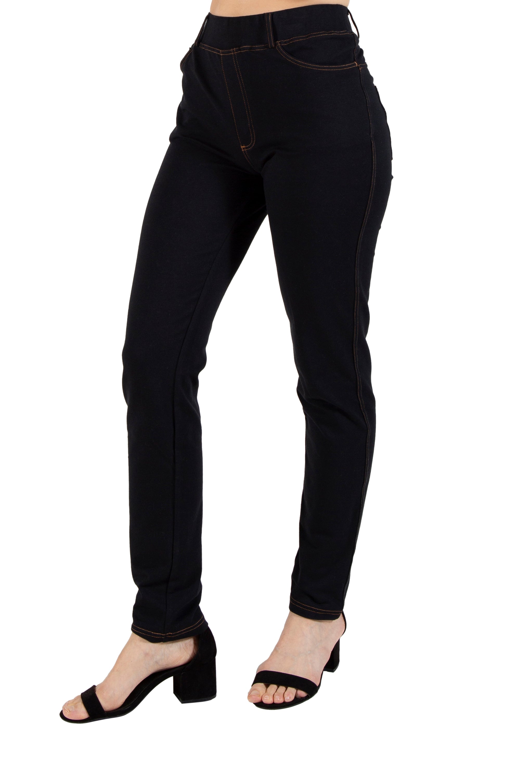 La Cera Stretch Knit Jegging - La Cera