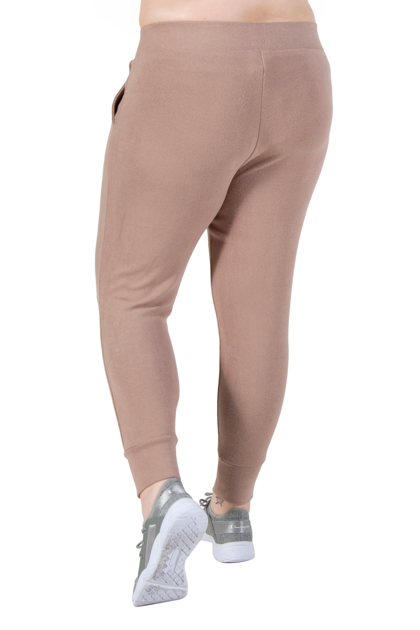 Plus Size Comfort Luxe Collection Cozy Knit Jogger Pants - La Cera