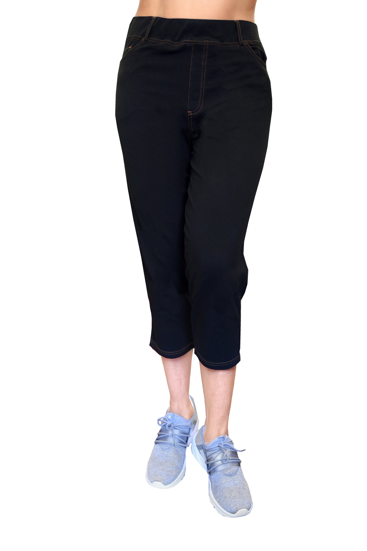 Pantalón corto de punto elástico de talla grande La Cera