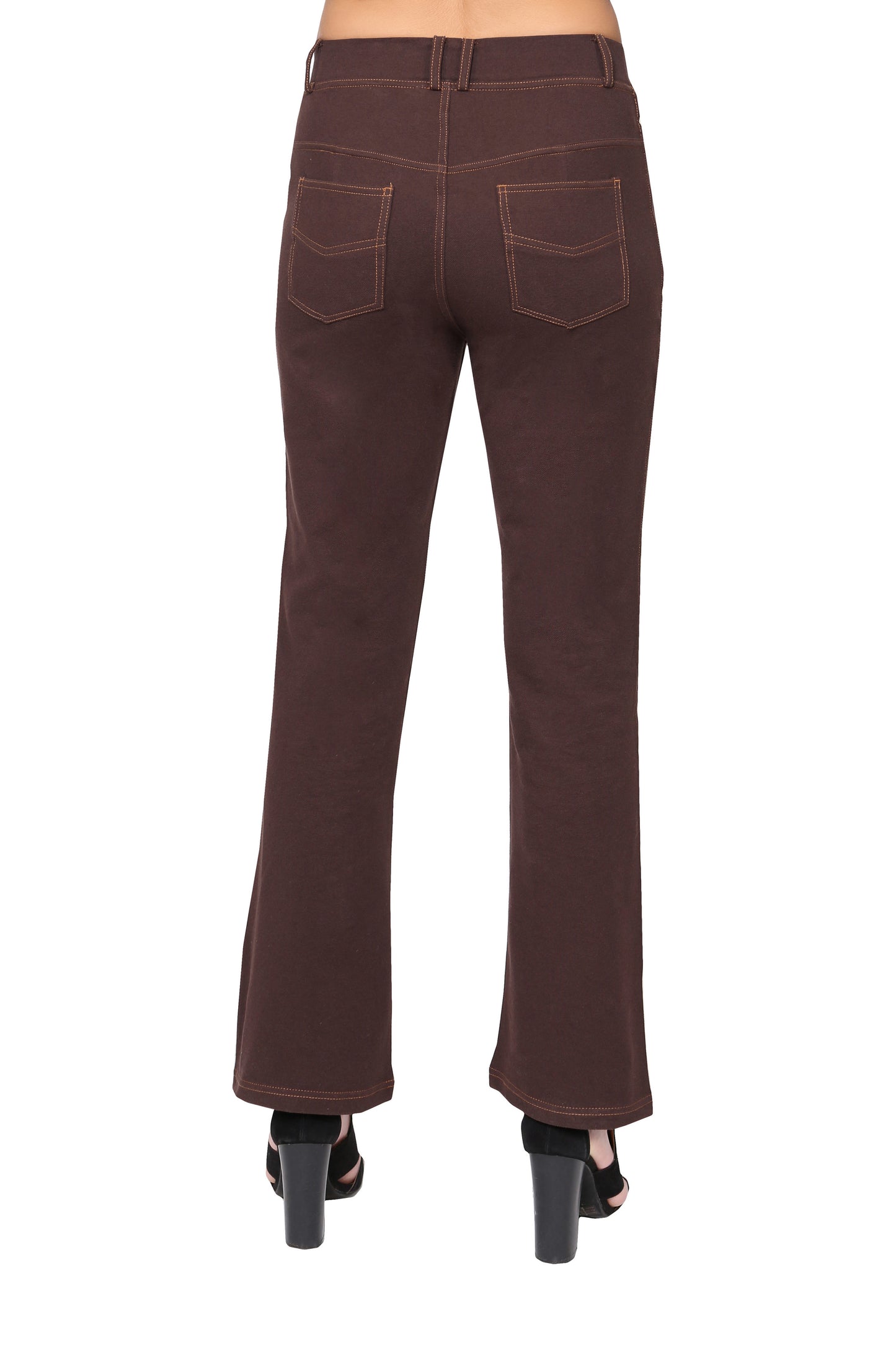La Cera Stretch Knit Boot Cut Pant - La Cera