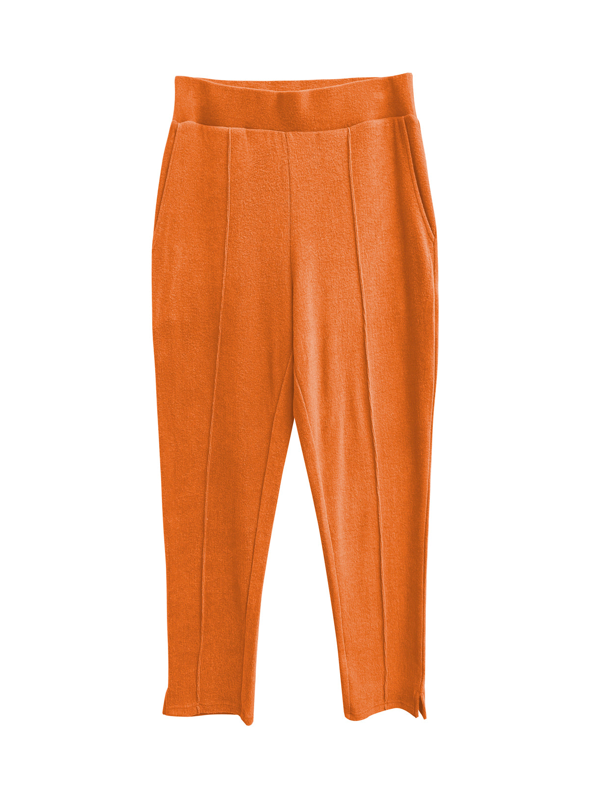 Comfort Luxe Collection Cozy Knit Pleated Pants - La Cera