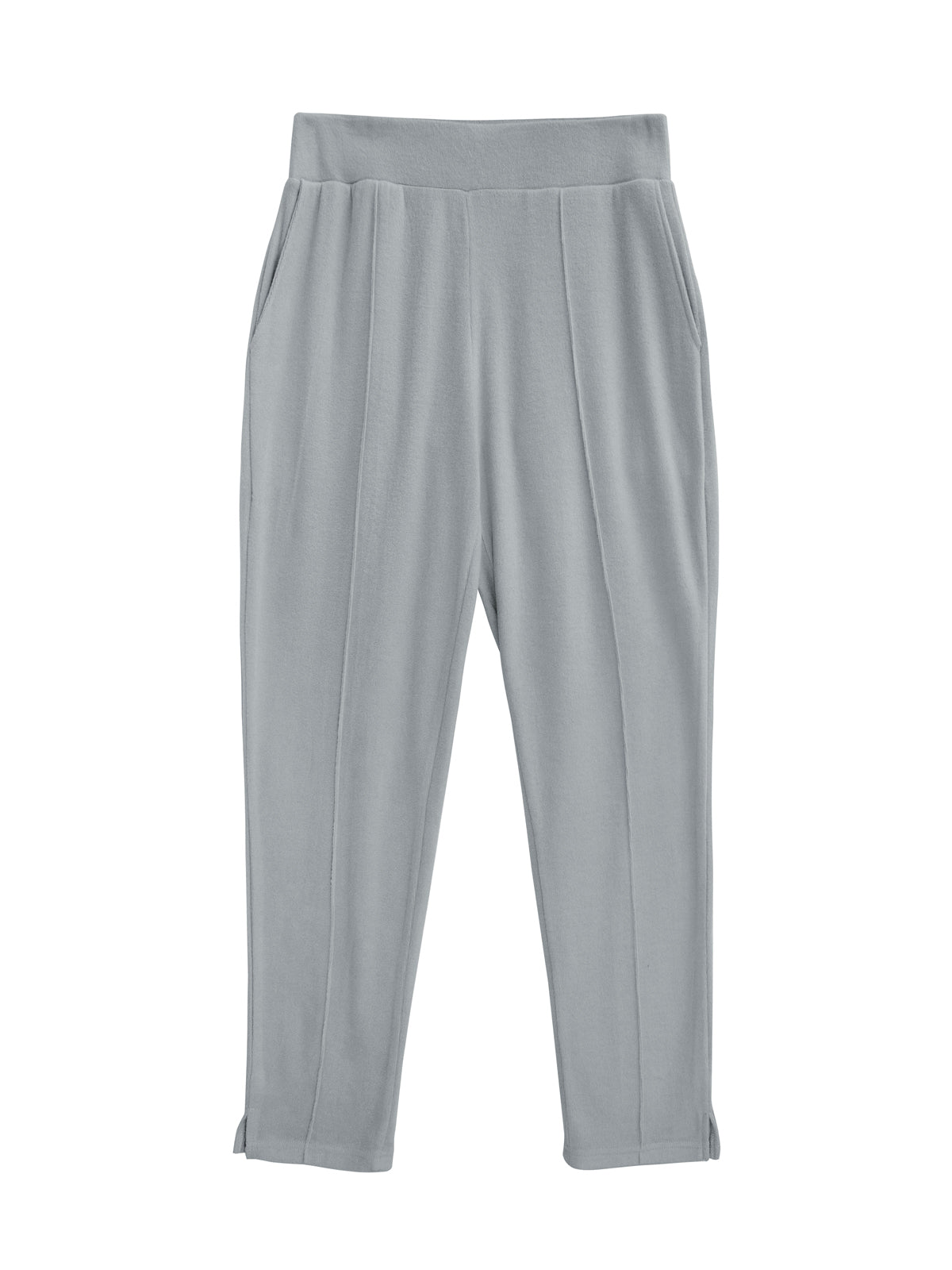 Comfort Luxe Collection Cozy Knit Pleated Pants - La Cera
