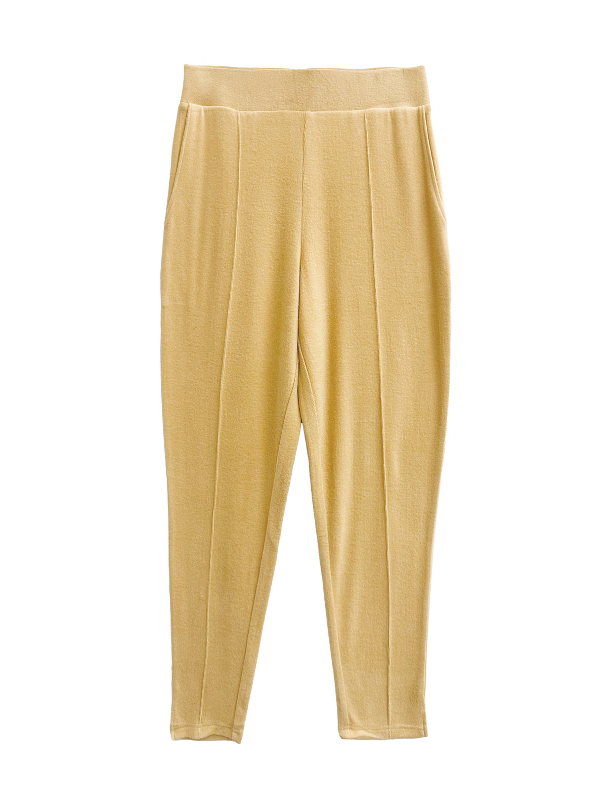 Plus Size Comfort Luxe Collection Cozy Knit Pleated Pants - La Cera