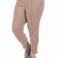 Plus Size Comfort Luxe Collection Cozy Knit Pleated Pants - La Cera