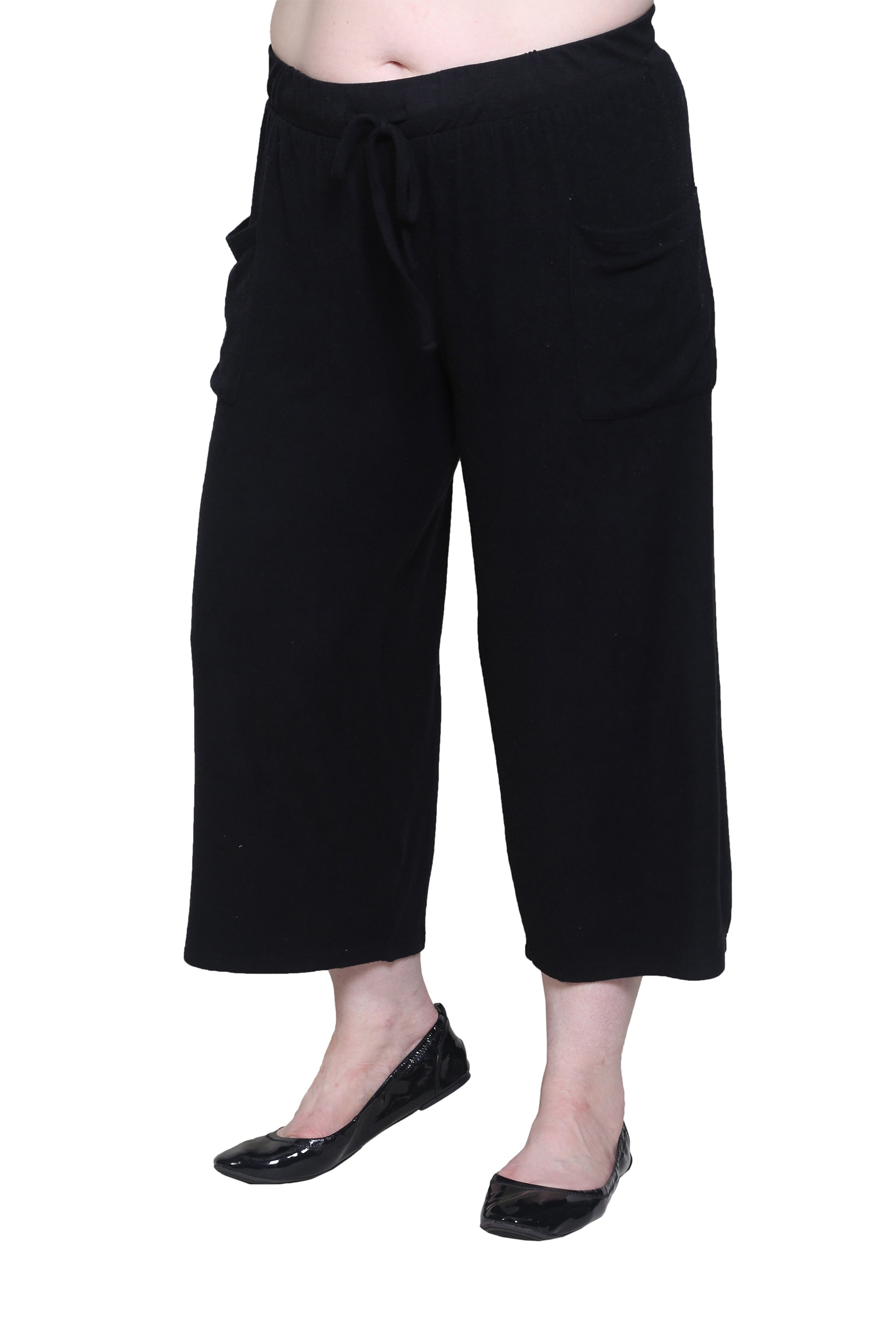 The Comfort Collection Plus Size Sporty Capri - La Cera