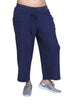 The Comfort Collection Plus Size Sporty Capri - La Cera