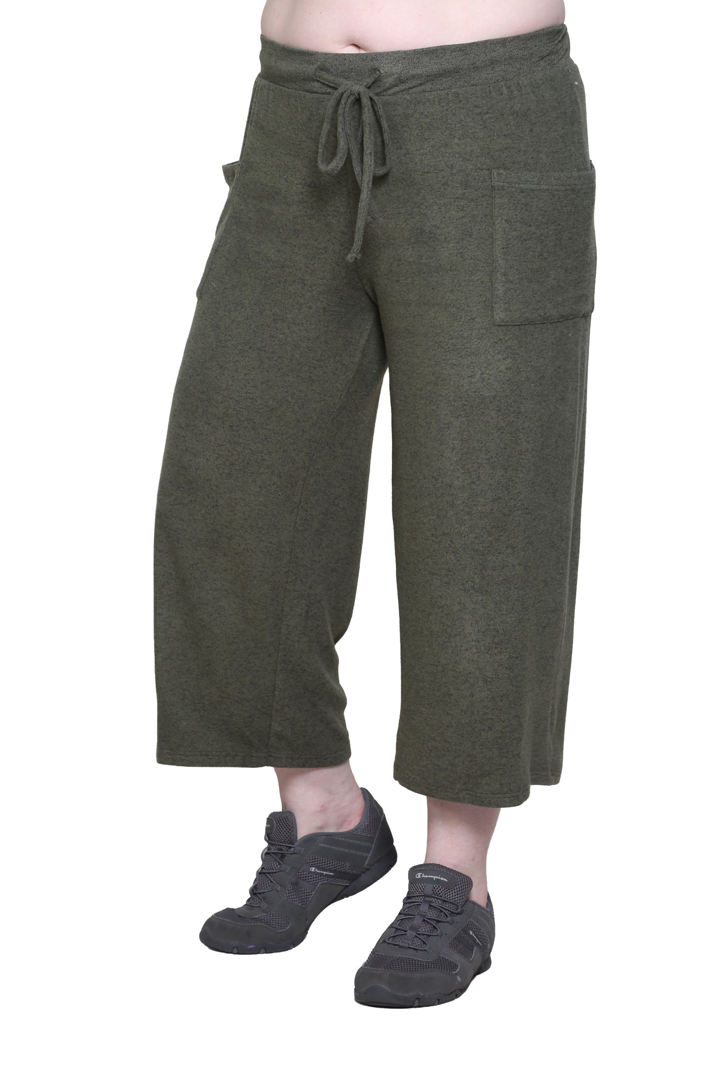 The Comfort Collection Plus Size Sporty Capri - La Cera