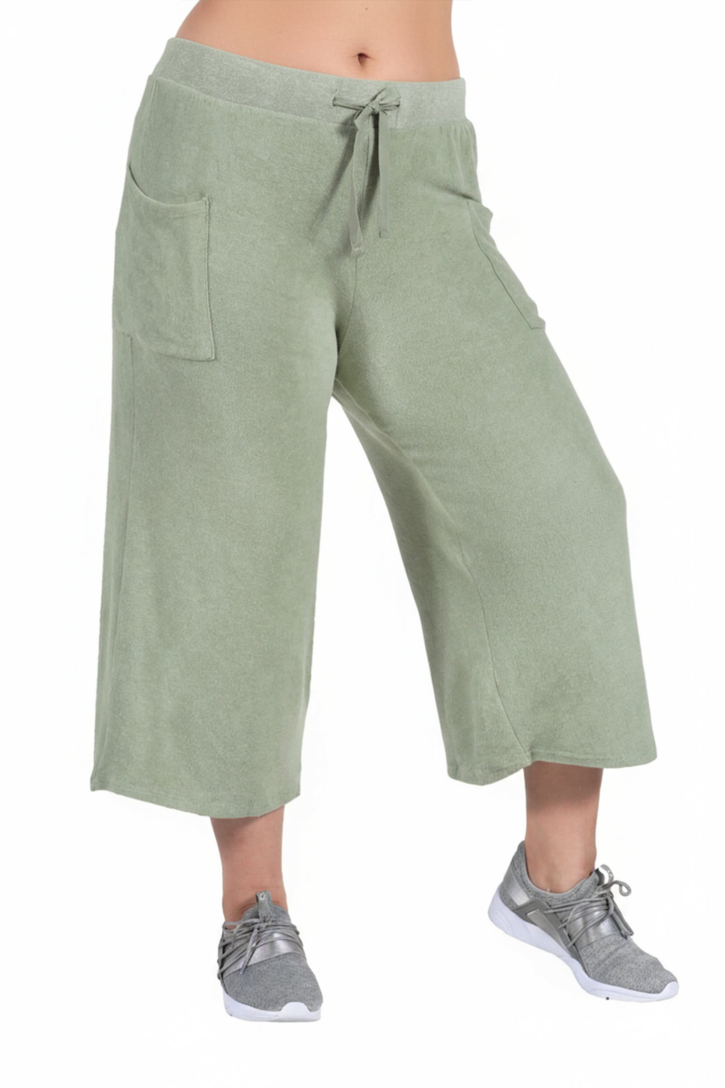 The Comfort Collection Plus Size Sporty Capri - La Cera