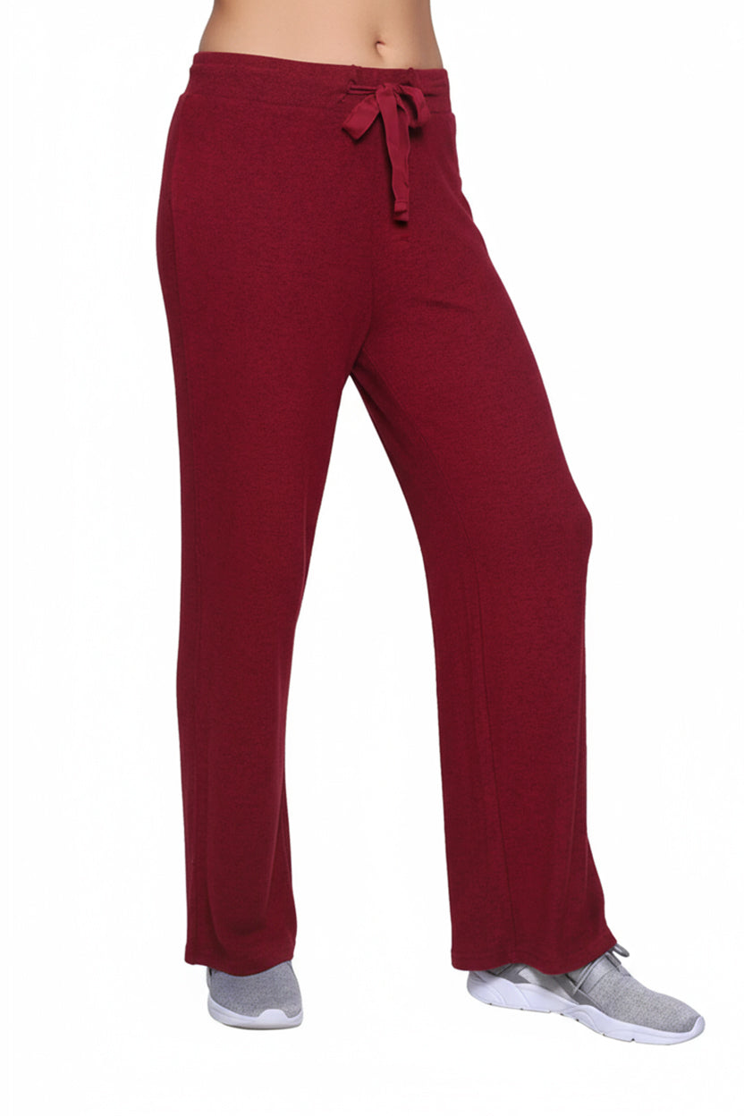 La Cera Women's Cat Print Flannel Pajama Set - Cozy & Comfortable Lounge Wear (Red, Size M) - View #5
