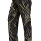 Plus Size La Cera Savannah Palm Print Cropped Pant - La Cera