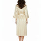 La Cera Long Silk Robe - La Cera