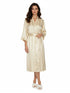 La Cera Long Silk Robe - La Cera