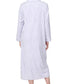 Plus Size Rose Print Minky Zip Front Fleece Robe - La Cera
