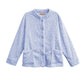 Plus Size LA CERA Women's Fleece Rose Sculptured Bed Jacket
