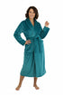 La Cera Plush Fleece Long Robe - La Cera