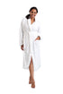 La Cera Plush Fleece Long Robe - La Cera