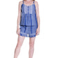 Blue Batik Print Cotton Boxer Short PJs - La Cera